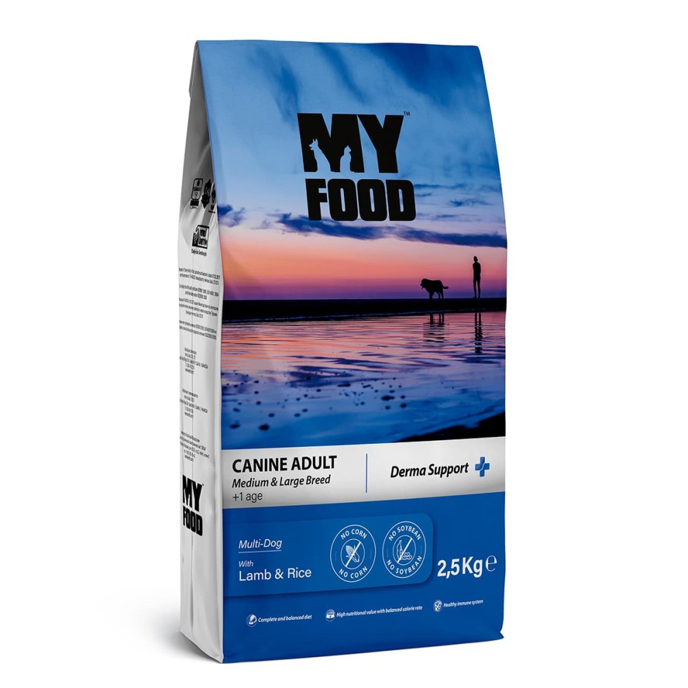 My Food Ενήλικος Σκύλος Με Αρνί και Ρύζι Πλήρης Ζωοτροφή 2.5kg My Food Ενήλικος Σκύλος Με Αρνί και Ρύζι Πλήρης Ζωοτροφή 2.5kg