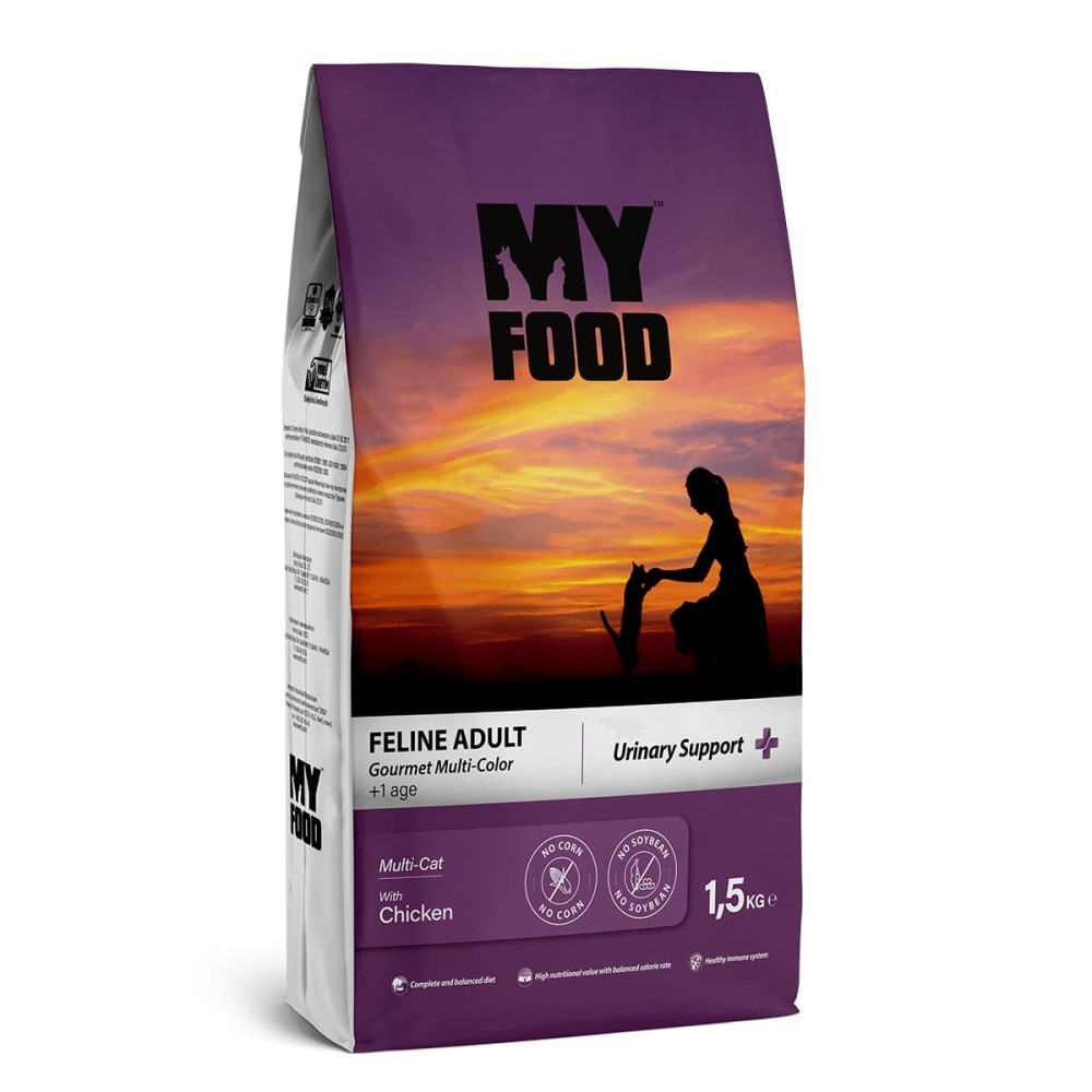 MYFOOD Gourmet Urinary Support για ενήλικες Γάτες Πλήρης Ζωοτροφή 1.5kg MYFOOD Gourmet Urinary Support για ενήλικες Γάτες Πλήρης Ζωοτροφή 1.5kg